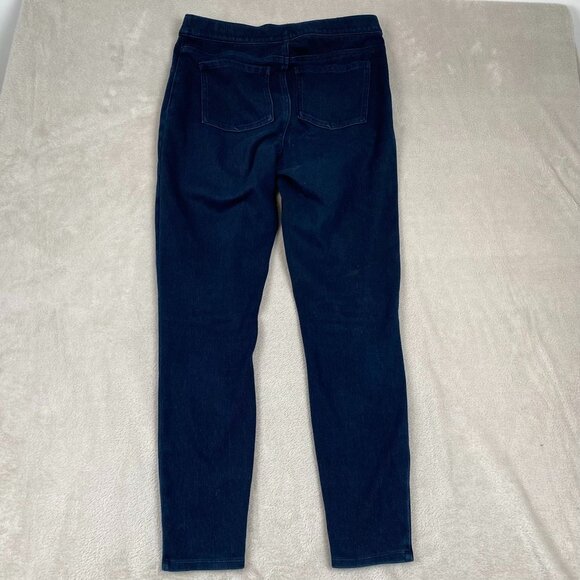 Spanx Women's Jeans Jeggings L/G Dark Wash Skinny Cotton Blend Casual - Picture 13 of 13